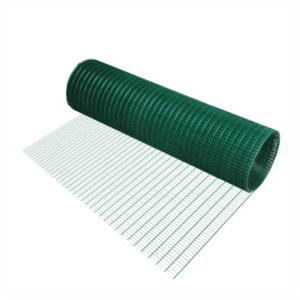 PVC Coated Welded Wire Mesh Fencing Chicken Poultry Aviary Fence Run Hutch Pet Rabbit 30m Dark Green Steel Garden Galvanised Border